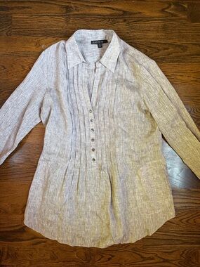 Lafayette 148 Linen Tunic Size 12